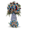 Standing flower Nalea Florist LAVENORA 02 dengan rangkaian bunga segar untuk berbagai ucapan