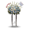 Standing flower Nalea Florist CALVESSA 05 dengan rangkaian bunga segar untuk berbagai ucapan