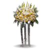 Standing flower Nalea Florist EVELORIA 06 dengan rangkaian bunga segar untuk berbagai ucapan