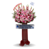 Standing flower Nalea Florist MAROVIA 07 dengan rangkaian bunga segar untuk berbagai ucapan