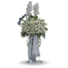Standing flower Nalea Florist NOVELIA 10 dengan rangkaian bunga segar untuk berbagai ucapan