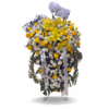 Standing flower Nalea Florist ORLAVIA 18 dengan rangkaian bunga segar untuk berbagai ucapan