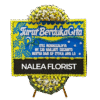 Karangan bunga papan duka cita Nalea Florist SAVANNA 19 dengan rangkaian bunga segar