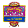 Karangan bunga papan Happy Wedding Nalea Florist WINONA 23 dengan rangkaian bunga segar