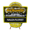 Karangan bunga papan duka cita Nalea Florist ALUNA 01 dengan rangkaian bunga segar