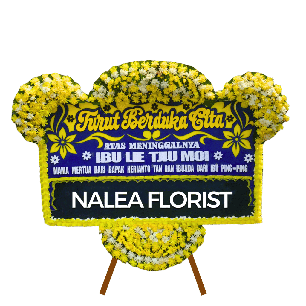 Karangan bunga papan duka cita Nalea Florist DEBORAH 29 dengan rangkaian bunga segar