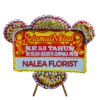 Karangan bunga papan selamat sukses Nalea Florist IRENE 34 dengan rangkaian bunga segar