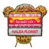 Karangan bunga papan selamat sukses Nalea Florist ILARIA 09 dengan rangkaian bunga segar