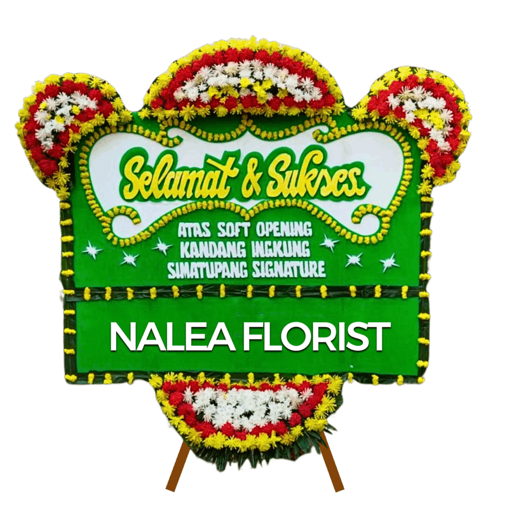 Karangan bunga papan selamat sukses Nalea Florist JOSELINA 10 dengan rangkaian bunga segar