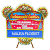 Karangan bunga papan selamat sukses Nalea Florist NORELLA 14 dengan rangkaian bunga segar