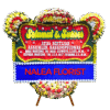 Karangan bunga papan selamat sukses Nalea Florist SABRINA 19 dengan rangkaian bunga segar