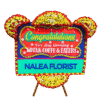 Karangan bunga papan selamat sukses Nalea Florist WILLOW 23 dengan rangkaian bunga segar