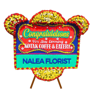 Karangan bunga papan selamat sukses Nalea Florist WILLOW 23 dengan rangkaian bunga segar