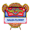 Karangan bunga papan Happy Wedding Nalea Florist ANASTASIA 26 dengan rangkaian bunga segar