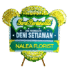 Karangan bunga papan duka cita Nalea Florist ISADORA 33 dengan rangkaian bunga segar