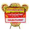 Karangan bunga papan selamat sukses Nalea Florist LEONORA 34 dengan rangkaian bunga segar