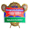 Karangan bunga papan selamat sukses Nalea Florist MARCELLA 35 dengan rangkaian bunga segar