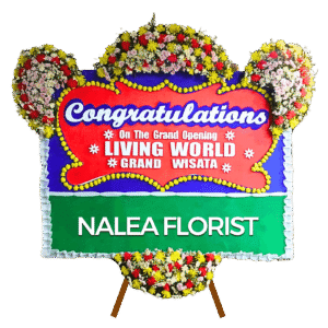 Karangan bunga papan selamat sukses Nalea Florist MARCELLA 35 dengan rangkaian bunga segar