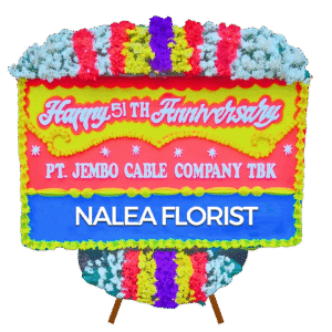 Karangan bunga papan selamat sukses Nalea Florist PATRICIA 39 dengan rangkaian bunga segar