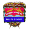 Karangan bunga papan selamat sukses Nalea Florist KATARINA 10 dengan rangkaian bunga segar