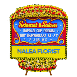 Karangan bunga papan selamat sukses Nalea Florist LILIANA 11 dengan rangkaian bunga segar