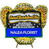 Karangan bunga papan duka cita Nalea Florist MIREVORA 02 dengan rangkaian bunga segar