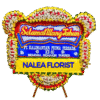 Karangan bunga papan selamat sukses Nalea Florist ORAVELIS 04 dengan rangkaian bunga segar