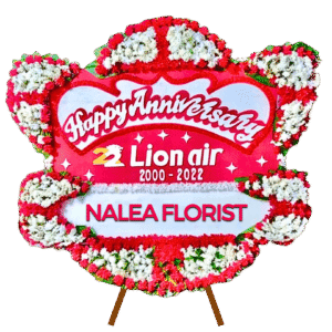 Karangan bunga papan selamat sukses Nalea Florist LORAVEL 04 dengan rangkaian bunga segar