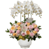 Bunga meja Nalea Florist AUREVELL 02 dengan rangkaian bunga segar