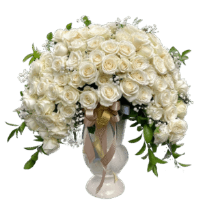 Rangkaian bunga meja Nalea Florist VALERIS 09 dengan rangkaian bunga segar
