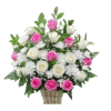 Bunga meja Nalea Florist MARVESSA 05 dengan rangkaian bunga segar