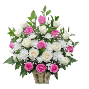 Bunga meja Nalea Florist MARVESSA 05 dengan rangkaian bunga segar