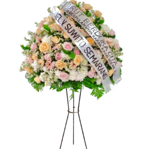 Standing flower Nalea Florist VELARINE 22 dengan rangkaian bunga segar untuk berbagai ucapan